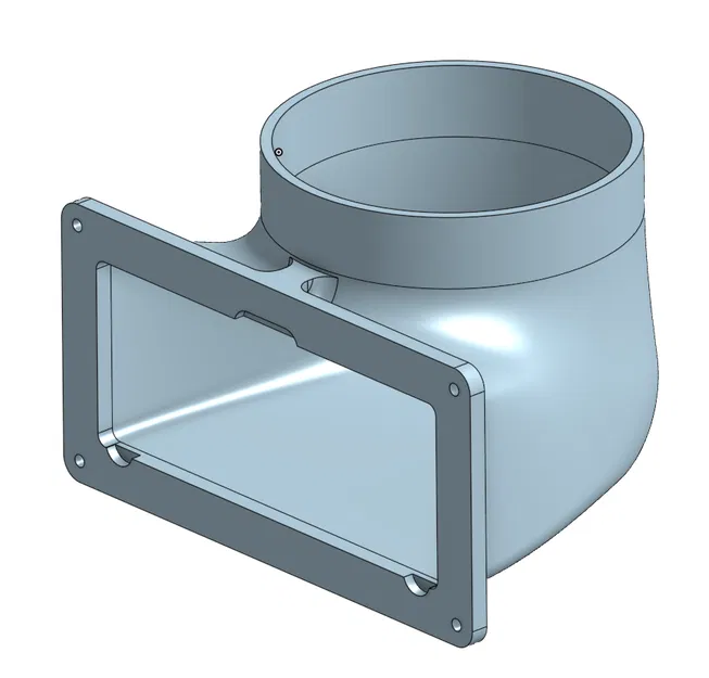 Ngàm gắn ống thông gió 90 độ cho Prusa Core One (3 inch & 4 inch) - Image 7