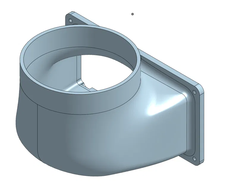 Ngàm gắn ống thông gió 90 độ cho Prusa Core One (3 inch & 4 inch) - Image 8