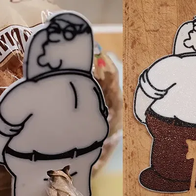 Kẹp giữ túi bánh ButtPals - Peter Griffin - Family Guy