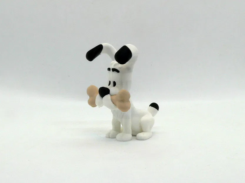Mô hình Idefix (Chú cún của Asterix) tách màu để in 3D - Image 5
