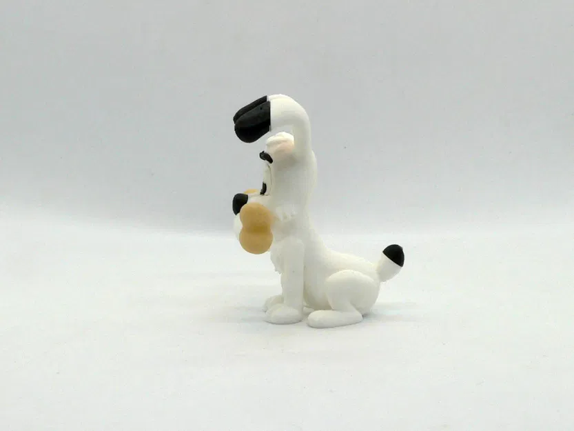 Mô hình Idefix (Chú cún của Asterix) tách màu để in 3D - Image 6