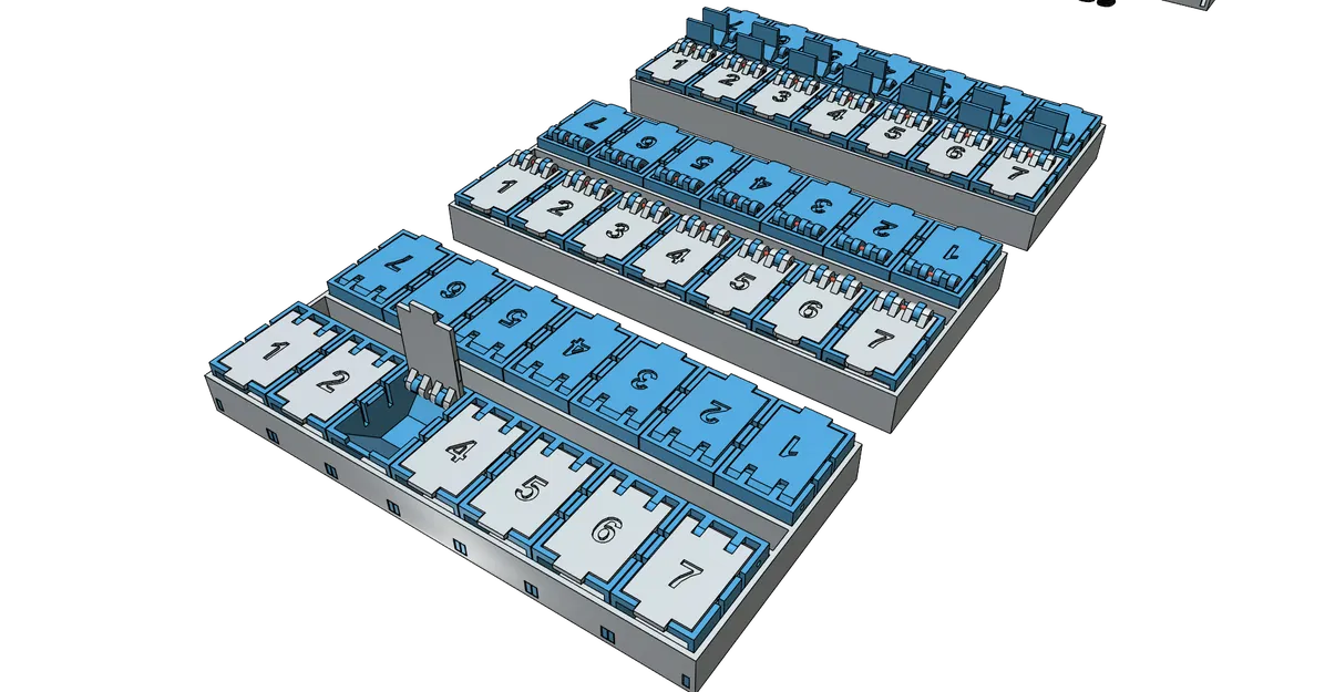 Hộp chia thuốc theo tuần tiện lợi - Dễ in, không cần support, nhiều phiên bản - Image 4