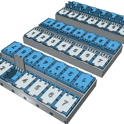 Hộp chia thuốc theo tuần tiện lợi - Dễ in, không cần support, nhiều phiên bản