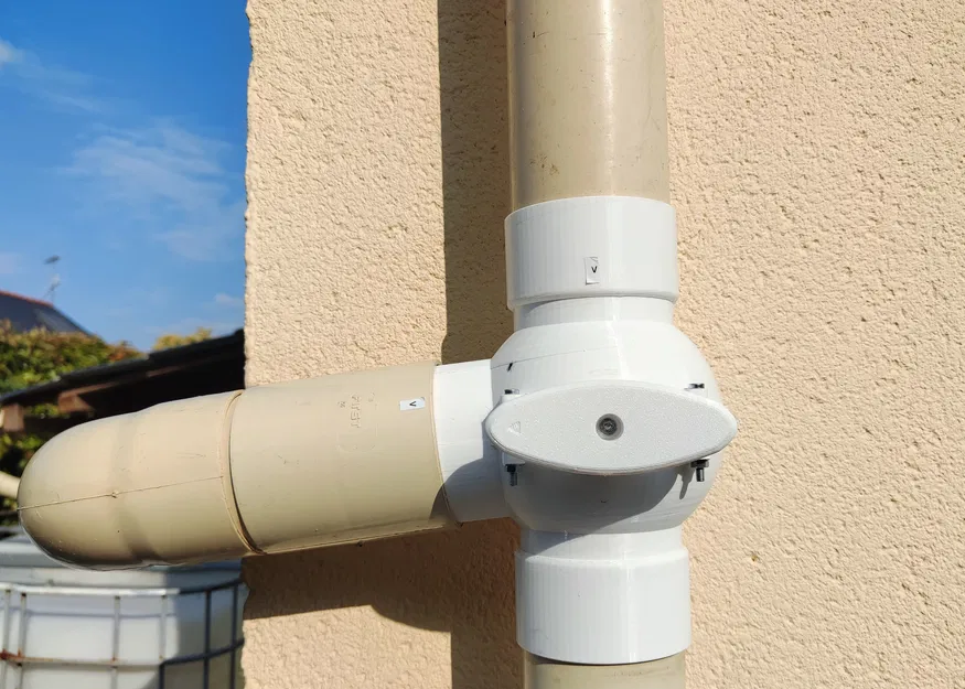 Van chuyển hướng nước mưa 80mm: Giải pháp thu gom nước thông minh - Image 1