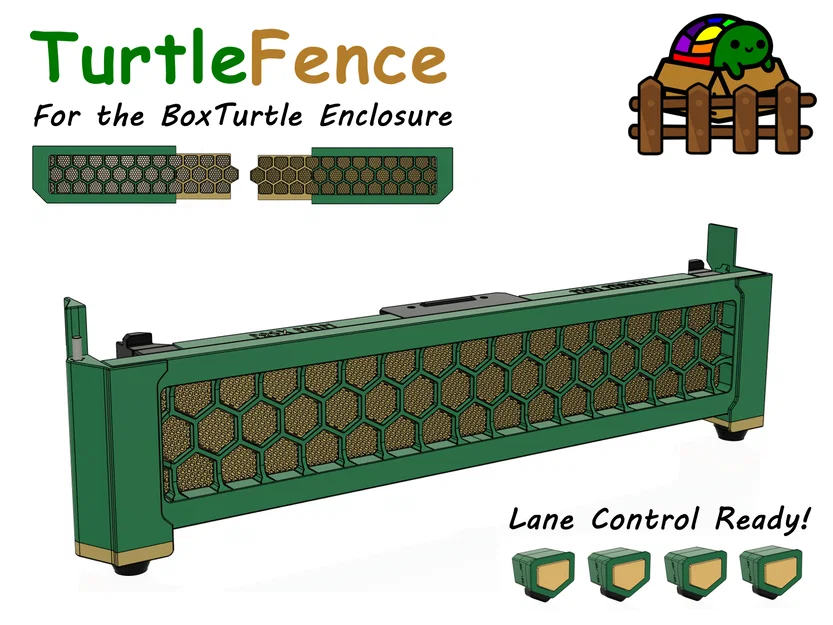 TurtleFence cho BoxTurtle Enclosure - Các tấm Mesh Skirts - Image 1