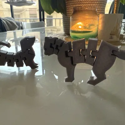 Bộ sưu tập mô hình 3D Flexi Doggo và Flexi Catty linh hoạt