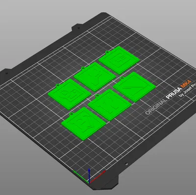 Móc khóa biểu tượng Microsoft Office 2000-03