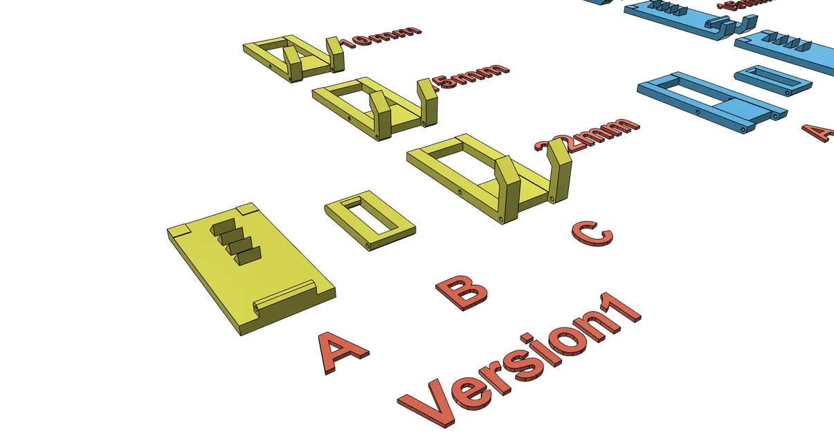 Giá đỡ điện thoại gập gọn, điều chỉnh được - Dễ in, không cần support - Image 7