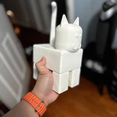 Mô hình/Hộp đựng chú mèo Roblox Classic Cat