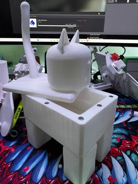 Mô hình/Hộp đựng chú mèo Roblox Classic Cat - Image 3