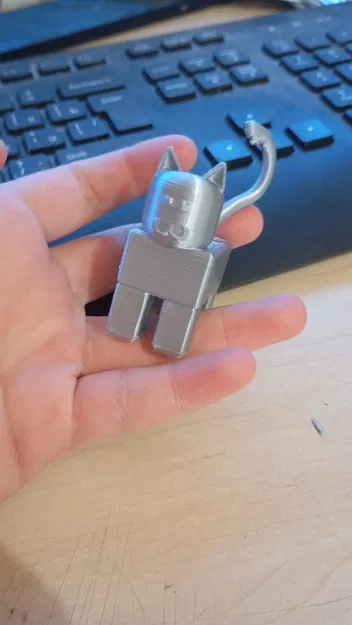 Mô hình chú mèo Roblox ngộ nghĩnh - Tải file STL in 3D - Image 1