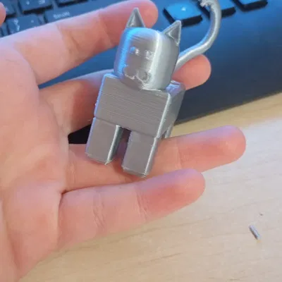 Mô hình chú mèo Roblox ngộ nghĩnh - Tải file STL in 3D