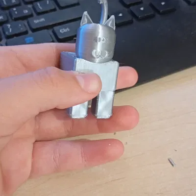 Mô hình chú mèo Roblox ngộ nghĩnh - Tải file STL in 3D