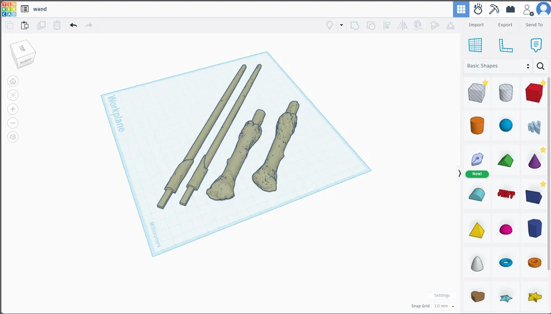 Mô hình đũa phép Harry Potter in 3D dễ dàng lắp ráp - Image 1