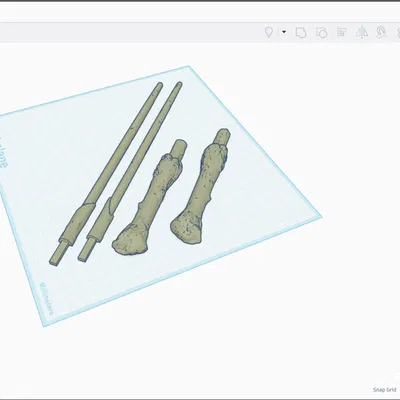 Mô hình đũa phép Harry Potter in 3D dễ dàng lắp ráp