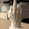 Mô hình ngón tay thối (Middle Finger) phong cách Low Poly - Thumbnail 2