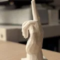Mô hình ngón tay thối (Middle Finger) phong cách Low Poly - Thumbnail 3