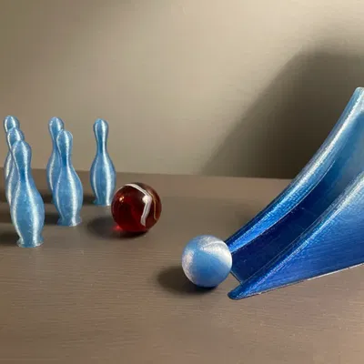 Bộ đồ chơi Bowling mini để bàn - Trải nghiệm thú vị tại góc làm việc