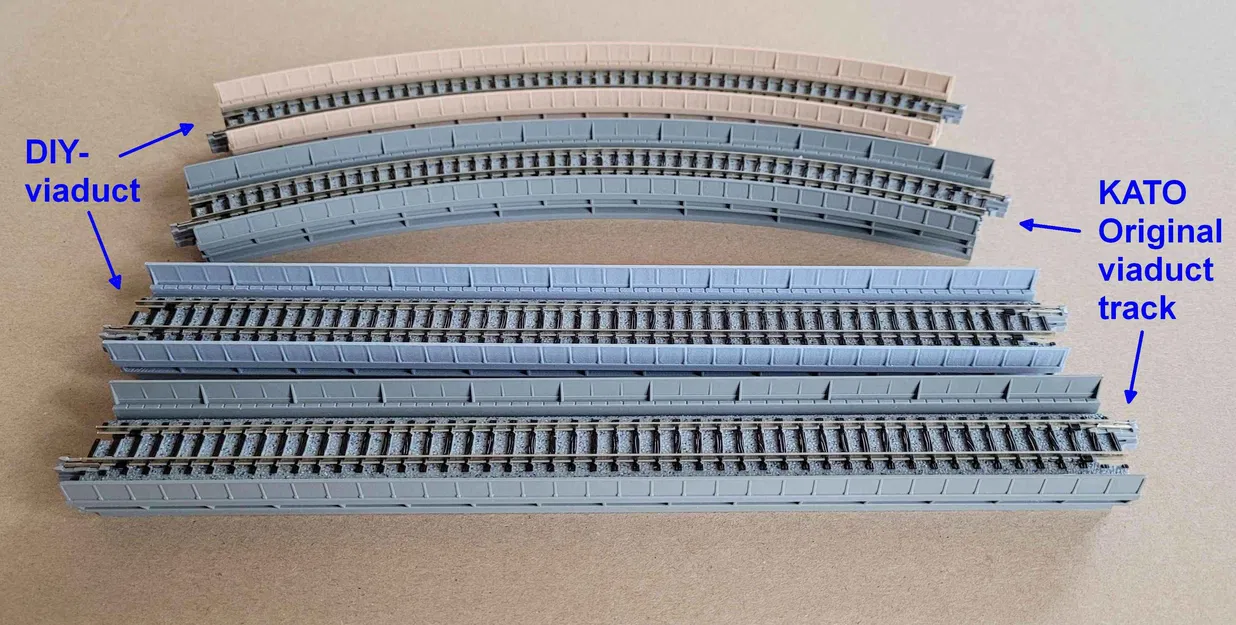 Cầu cạn tự chế (DIY) cho ray KATO Unitrack, tỉ lệ N-scale - Image 5