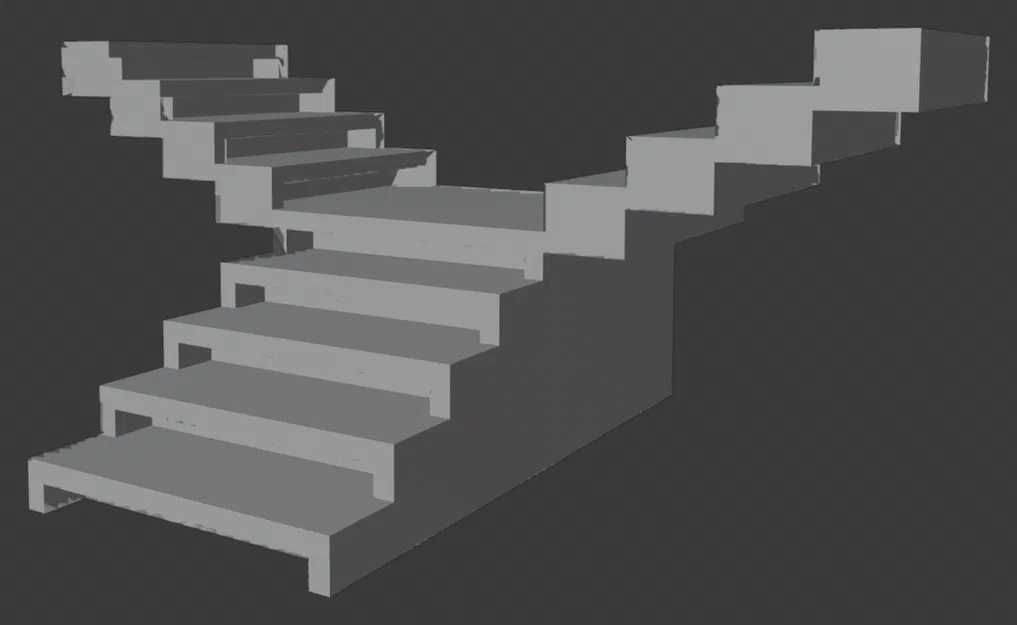 Cầu thang không cần support cho mô hình 32mm (DND / TTRPG) - Image 3