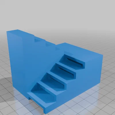 Cầu thang không cần support cho mô hình 32mm (DND / TTRPG)