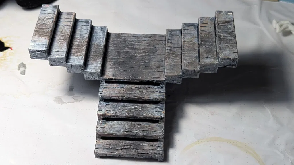 Cầu thang không cần support cho mô hình 32mm (DND / TTRPG) - Image 9