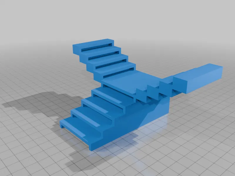 Cầu thang không cần support cho mô hình 32mm (DND / TTRPG) - Image 15