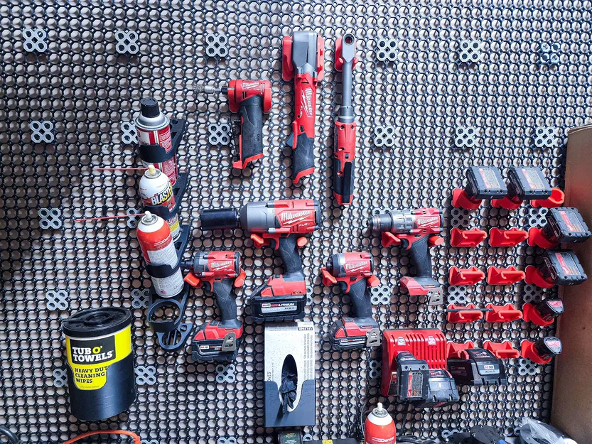 Giá đỡ pin Milwaukee M18 cho Multiboard - Image 3
