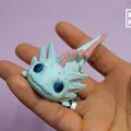 Mô hình Axolotl cử động linh hoạt (Articulated Axolotl) đáng yêu - Thumbnail 1