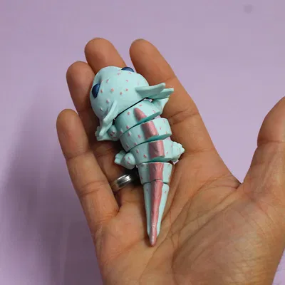 Mô hình Axolotl cử động linh hoạt (Articulated Axolotl) đáng yêu