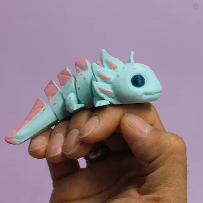 Mô hình Axolotl cử động linh hoạt (Articulated Axolotl) đáng yêu