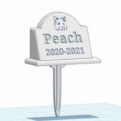 Bia Mộ, Bia Ghi Dấu Cho Hamster và Thú Cưng Nhỏ