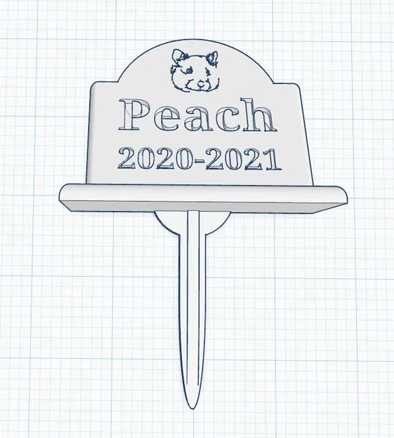 Bia Mộ, Bia Ghi Dấu Cho Hamster và Thú Cưng Nhỏ - Image 3