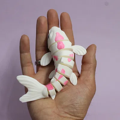 Mô hình cá Koi 3D khớp nối linh hoạt - Tự in và sáng tạo