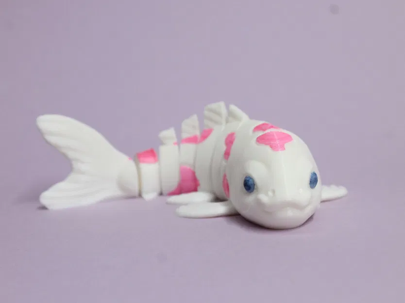 Mô hình cá Koi 3D khớp nối linh hoạt - Tự in và sáng tạo - Image 3