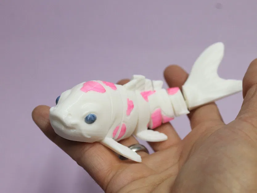 Mô hình cá Koi 3D khớp nối linh hoạt - Tự in và sáng tạo - Image 4