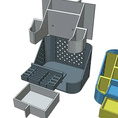 Khay đựng đồ dùng văn phòng đa năng - Thiết kế in 3D thông minh