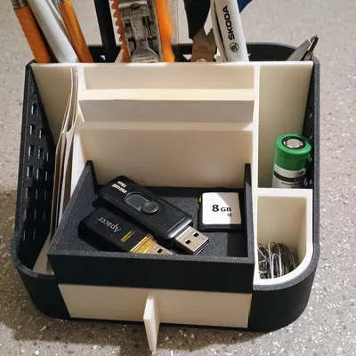 Khay đựng đồ dùng văn phòng đa năng - Thiết kế in 3D thông minh