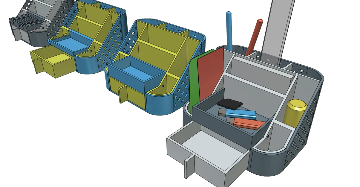 Khay đựng đồ dùng văn phòng đa năng - Thiết kế in 3D thông minh - Image 13