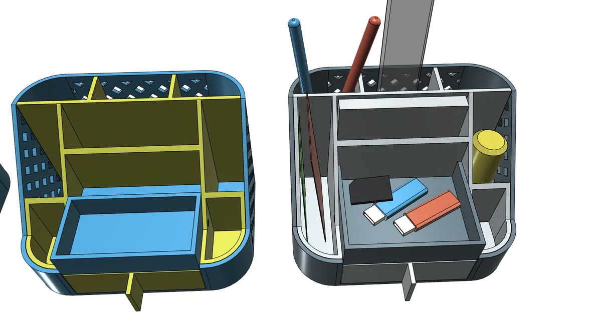 Khay đựng đồ dùng văn phòng đa năng - Thiết kế in 3D thông minh - Image 14