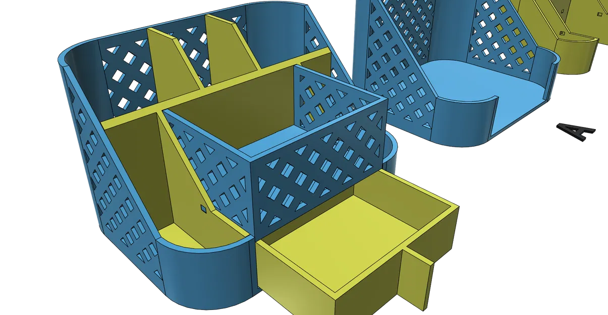 Khay đựng mỹ phẩm, đồ dùng nhà tắm đa năng in 3D thông minh - Image 1