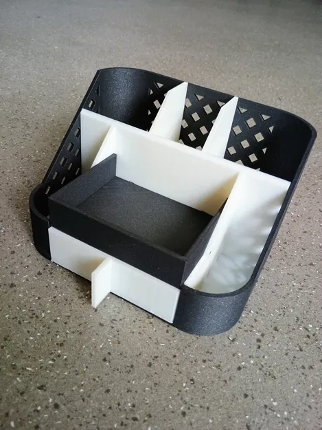 Khay đựng mỹ phẩm, đồ dùng nhà tắm đa năng in 3D thông minh - Image 2