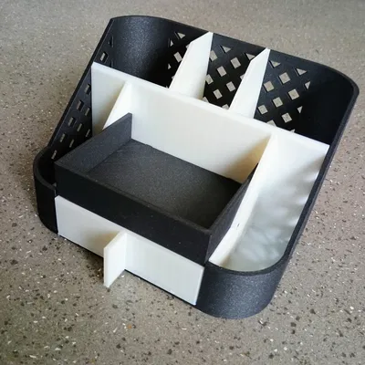 Khay đựng mỹ phẩm, đồ dùng nhà tắm đa năng in 3D thông minh