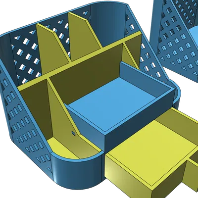 Khay đựng mỹ phẩm, đồ dùng nhà tắm đa năng in 3D thông minh