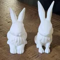 Bộ sưu tập mô hình 3D thỏ trang trí (Garden Bunnies) dễ thương - Thumbnail 3