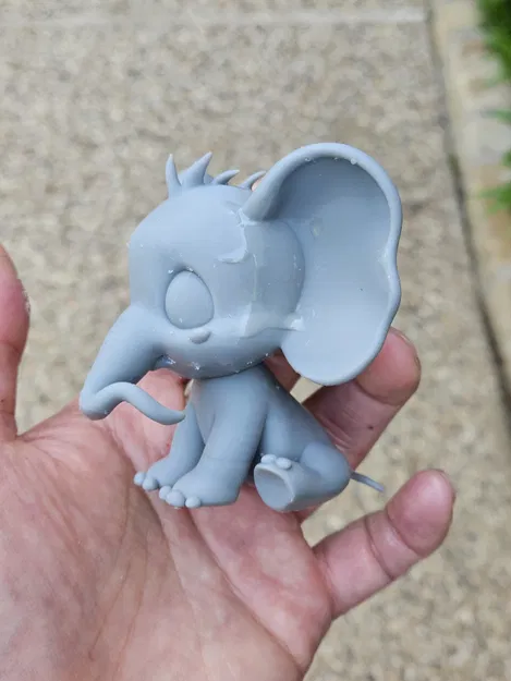 Mô hình chú voi con (Baby Elephant) dễ thương để bàn - Image 2