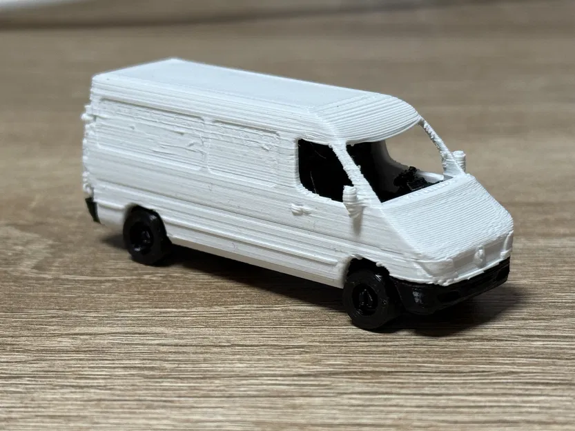 Mô hình kitcard xe Mercedes Sprinter - Image 1