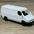 Mô hình kitcard xe Mercedes Sprinter - Thumbnail 1