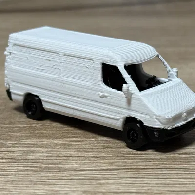 Mô hình kitcard xe Mercedes Sprinter