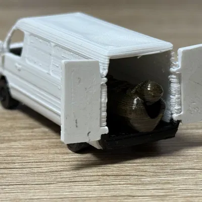 Mô hình kitcard xe Mercedes Sprinter